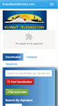 Mobile Screenshot of kuwaitteledirectory.com