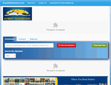 Tablet Screenshot of kuwaitteledirectory.com